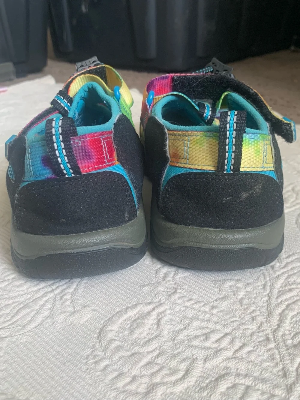 Keen Newport H2 Rainbow Tie Dye Big Kids' Size 2 Outdoor Water Sandal Shoes